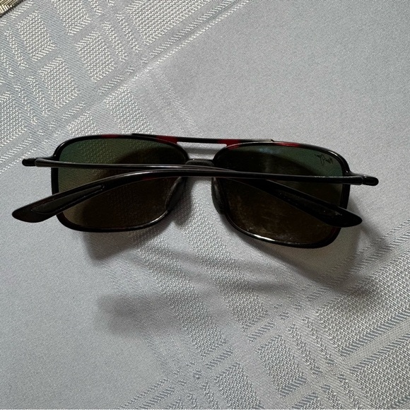 Maui Jim Black Sunglasses with Orange Lenses‎ main image 4